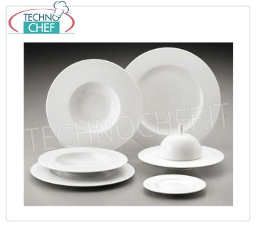 COSTA VERDE - Porcelaine pour restaurants PLATS, Collection Saturno Bianco, marque COSTA VERDE