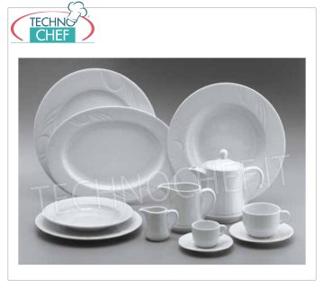 GURAL PORSELEN - Porcelaine pour Restaurant ASSIETTE PLATE, Collection Karizma Blanche, Marque GÜRAL PORSELEN