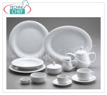 GURAL PORSELEN - PORCELAINE pour Restaurant ASSIETTE PLATE, Collection X-Tanbul Blanche, Marque GÜRAL PORSELEN