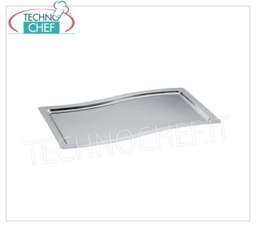 Plateaux de service en acier inoxydable PLATEAU INOX GASTRO-NORM 1/1 CM. 53X32.5