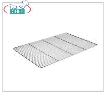 Technochef - Griglie Gastro-norme 2/1 inox, cm 53x65 Grille gastro-norme 2/1 en inox 18/10, dim.mm.650 x 530