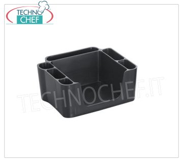 Porte-condiments CONTENEUR POUR COMPTOIR DE BAR, CM. 25X22X11H