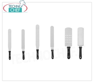 Spatules à pâtisserie en acier inoxydable, Spatule à pâtisserie, ILSA, 25 cm