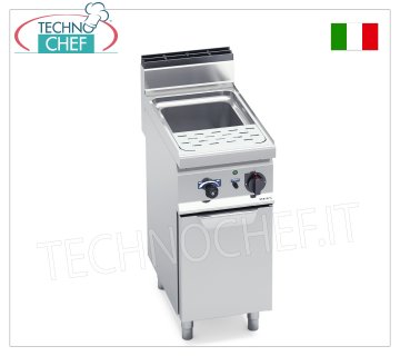 TECHNOCHEF - CUISEUR À PÂTES ÉLECTRIQUE sur MEUBLE, 1 cuve de 30 lt., Mod.CPE40