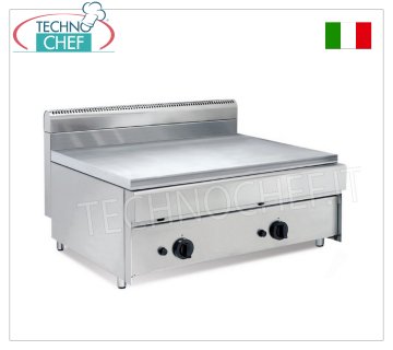 Technochef - Cuisinière Piada COMPTOIR GAZ, avec 2 ZONES DE CUISSON avec COMMANDES INDÉPENDANTES CUISEUR À TARTE PROFESSIONNEL À GAZ, avec plaque 800x590 mm, 2 ZONES DE CUISSON avec COMMANDES INDÉPENDANTES, puissance thermique Kw.14,00, Poids 76 Kg, dim.mm.800x700x500h