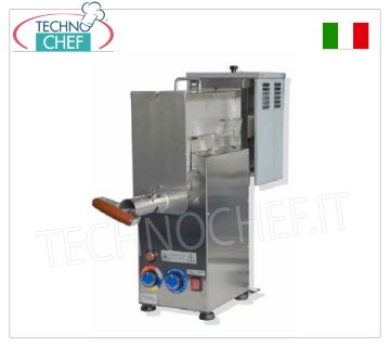 Cuiseur de polenta électrique automatique, pour 120 portions/heure CUISEUR POLENT AUTOMATIQUE Électrique - Production maximale 30 Kg/heure égale à 120 portions, V. 230/1 - KW 2,2 - Poids 50 Kg, dimensions mm 250x1000x660h