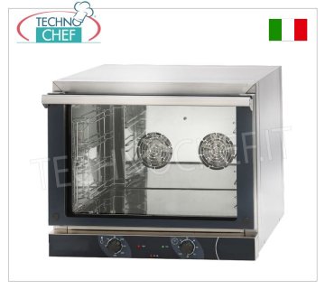 TECNODOM - Four électrique à convection pour 4 plaques GN 1/1 (mm 325x530), dim.mm.686x660x580h