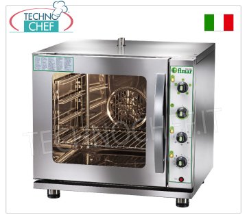 Fimar - Four à convection à gaz pour 4 plaques Gastronorme 2/3 (mm 325x353), dimensions mm.620x645x615h