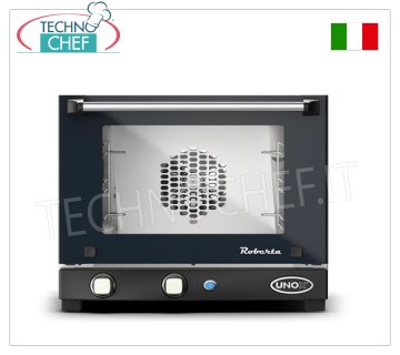 UNOX - Four électrique à convection pour 3 plaques 34,2x24,2 cm - dim.mm. 480x523x402h