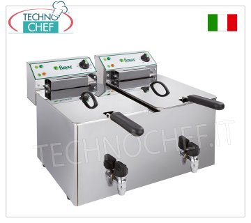 Fimar - FRITEUSE ÉLECTRIQUE DE COMPTOIR 10+10 lt., Mod.FR1010RN