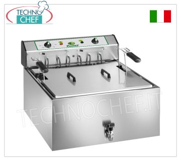 Fimar - FRITEUSE ÉLECTRIQUE DE COMPTOIR pour PÂTISSERIE, 25 lt., mod.SF25P Friteuse électrique de comptoir pour pâtisseries, 25 litres, production horaire 45 kg/h, V.400/3+N, Kw.9, Poids 22,5 Kg, dim.mm.585x660x440h