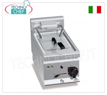 Technochef - FRITEUSE ÉLECTRIQUE DE COMPTOIR, 1 RÉSERVOIR de 10 litres, Mod.E6F10-3BS