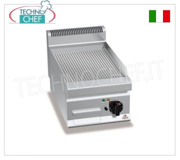 PLAQUE À GAZ avec PLAQUE MULTIPAN NERVURÉE, module TOP, mod.G7FR4B