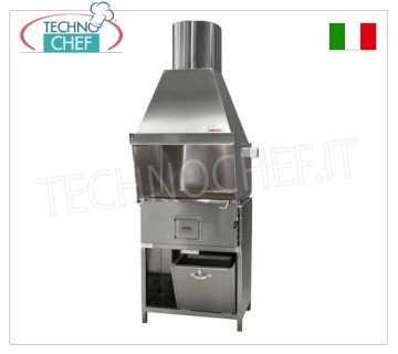GRILL ROMAGNA - Grill/cuisinière au charbon de bois de Romagne avec 1 brasier,