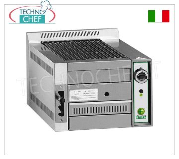 FIMAR - Technochef, Grill à Gaz de Comptoir Pietralavica, 1 ZONE DE CUISSON, Mod.B50