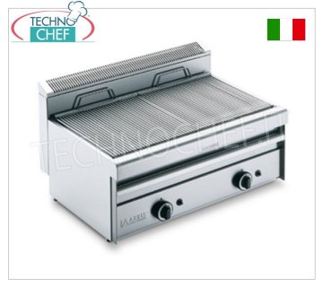 GRIL À GAZ VAPEUR, version TOP, DOUBLE MODULE - ARRIS - Série 550 - Demander un devis GRILLE À GAZ VAPEUR, version TOP, DOUBLE MODULE avec commandes indépendantes avec ZONE DE CUISSON 760x410 mm, complet de grille à tige, puissance thermique 13,8 kw, poids 50 Kg, dimensions extérieures 800x550x315h mm