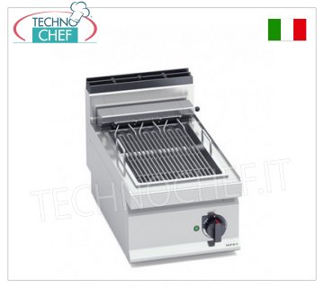 TECHNOCHEF - GRIL ÉLECTRIQUE, 1 module TOP, Kw.4.08, Mod.E7CG40B GRIL ÉLECTRIQUE, BERTOS, Ligne MACROS 700, Série ELECTRIC GRILL, 1 module TOP, V.400/3+N, Kw.4.08, Poids 40 Kg, dim.mm.400x700x290h