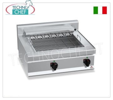 TECHNOCHEF - GRIL ÉLECTRIQUE, module DOUBLE TOP, Kw.8,16, Mod.E7CG80B