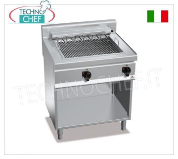 TECHNOCHEF - GRIL ÉLECTRIQUE, DOUBLE module sur COMPARTIMENT OUVERT, Kw.8,16, Mod.E7CG80M