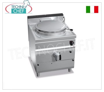 TECHNOCHEF - Casserole gaz cylindrique 100 litres, chauffage direct, Mod.G9P10D POT CYLINDRIQUE À GAZ de 100 litres, BERTOS, ligne MAXIMA 900, Série HIGH-TECH, avec chauffage direct, puissance thermique Kw.20,9, Poids 108 Kg, dim.mm.800x900x900h