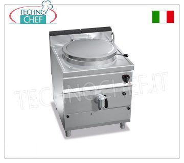 TECHNOCHEF - Casserole gaz cylindrique 150 litres, chauffage direct, Mod.G9P15D POT CYLINDRIQUE À GAZ de 150 litres, BERTOS, ligne MAXIMA 900, Série HIGH-TECH, avec chauffage direct, puissance thermique Kw.20,9, Poids 118 Kg, dim.mm.800x900x900h