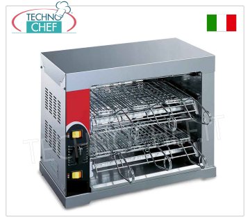 FOUR GRILLE-PAIN avec 6 PINCES EN ACIER CHROME, GAMME COMPLÈTE