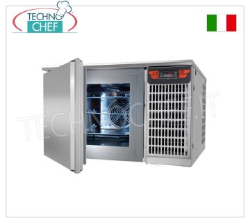 TECNODOM - Cellule de refroidissement rapide pour 3 bacs GN 2/3, V. 230/1, 0,652 kW - dim.mm.658x630x420h