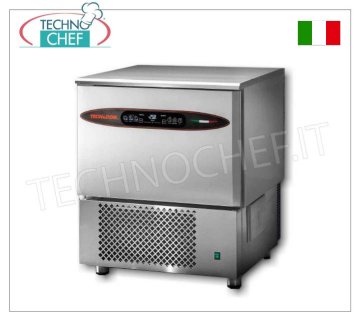 TECNODOM - Cellule de Refroidissement Rapide pour 5 Plaques GN 1/1 (325x530 mm) ou Plaques à Pâtisserie 600x400 mm - Commandes Tactiles