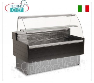 KIBUK Comptoir Neutre, VERRE COURBE 150 cm de long