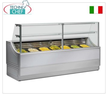 Table Froide Pâtisserie-Gastronomie, Temp. +4 +6°C, Statique avec Cellule, profondeur 81 cm, disponible en 4 longueurs