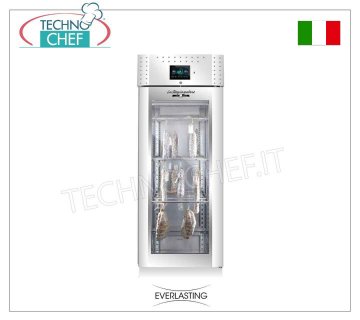 CONSERVATEUR D'ASSAISONNEMENT Charcuterie en acier 1 PORTE VERRE, rendement max 100 Kg