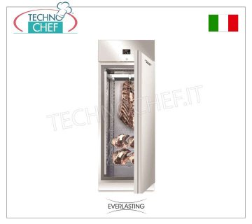 ARMOIRE DE MATURATION DE VIANDE, En Acier Inox, 1 Porte, Charge Max 150 Kg, mod.MEAT 700 INOX