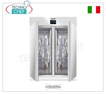 SEANER PRESERVER Charcuterie en acier, 2 PORTES, rendement max 200 Kg