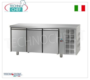 Table réfrigérée 3 PORTES, capacité 680 litres, PÂTISSERIE, marque TECNODOM
