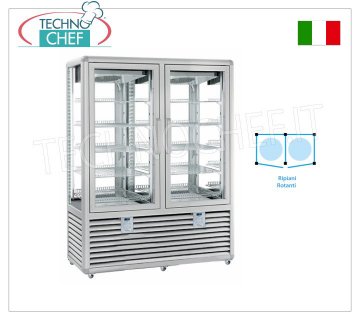 Vitrine Réfrigérée Pâtisserie, Temp.+5°-20°C, 2 Portes, 848 lt, Mod.CGL900R2T/R2T