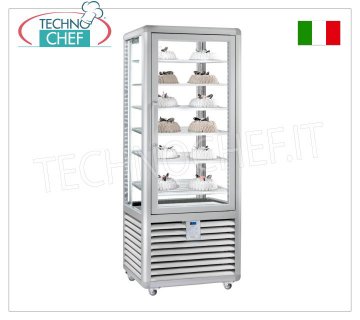 TECHNOCHEF - Congélateur Vetrina pour Gelateria, Temp.-15°-25°C, 1 Porte, lt.427, Mod.CGL450S