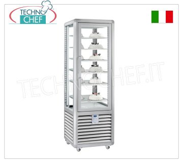 TECHNOCHEF - Congélateur Vetrina pour Gelateria, Temp.-15°- 25°C, 1 Porte, lt.360, Mod.CGL350S