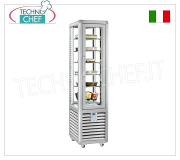 TECHNOCHEF - Congélateur Vetrina pour Gelateria 1 Porte, Temp.-15°-25°C, lt.250, Mod.CGL250S
