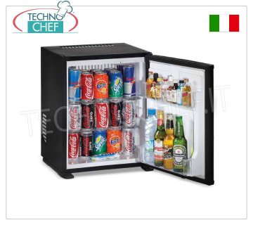 Technochef - Réfrigérateur minibar pour chambres d'hôtel, capacité 30 litres, Classe A+, Économie d'énergie,