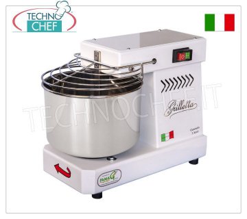 Pétrin à spirale Famag GRILLETTA - 5 kg (cuve 7 lt), dim.mm.450x250x350h