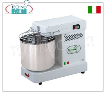 FAMAG - Pétrin à spirale de 8 Kg (bac de lt.11), dimension.mm.520x280x530h