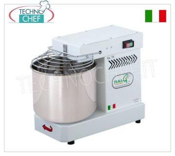 FAMAG - Pétrin à spirale de 10 kg (bac de lt.13), dimension.mm.530x300x430h