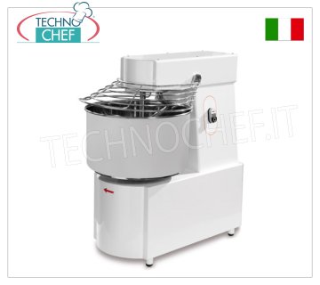 Pétrin SPIRALE de 17 kg (cuve de 21 litres), dimensions mm.400x630x700h