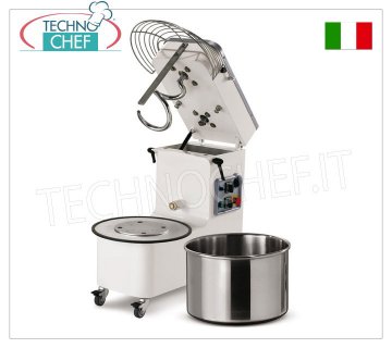 Pétrin à spirale de 18 kg (cuve de 20 litres), dm.mm 697x390x702h