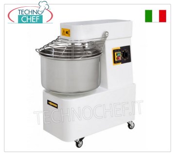 PÉTRIN À SPIRALE de 12 kg (bac de 16 l), dm.mm.385x670x725h