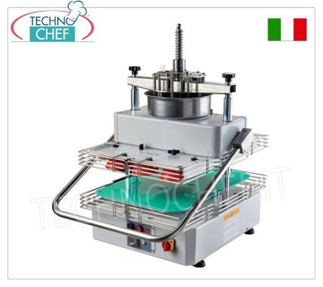 Diviseuse et bouleuse de pâte à pizza de table pour 14 pains de pizza de 220 à 260 gr, semi-automatique