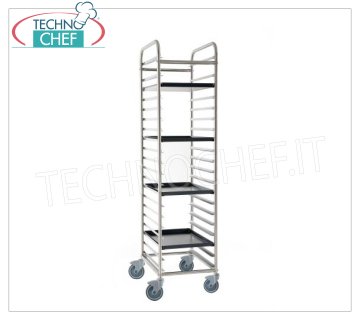 chariots porte-assiettes pour pizza/pâtisseire 