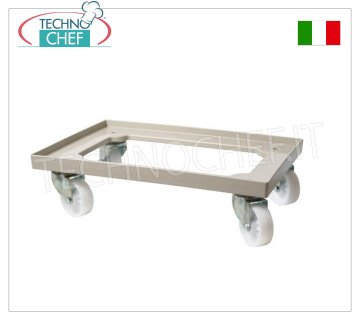 Chariot pour boîtes de pâte à pizza 60x40 cm, mod. CA6040