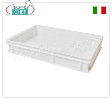 Boîte à pain de pâte à pizza 60x40x10h cm, couleur blanche