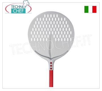 Pelle à pizza ronde perforée Ø 45 cm pour la cuisson en aluminium, ligne Tulip